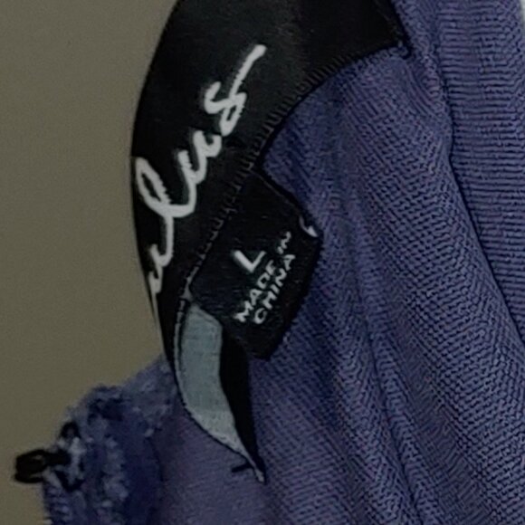 Lulus Strappy To Be Here Denim Blue Lace-Up Maxi Dress Size L - Picture 7 of 9